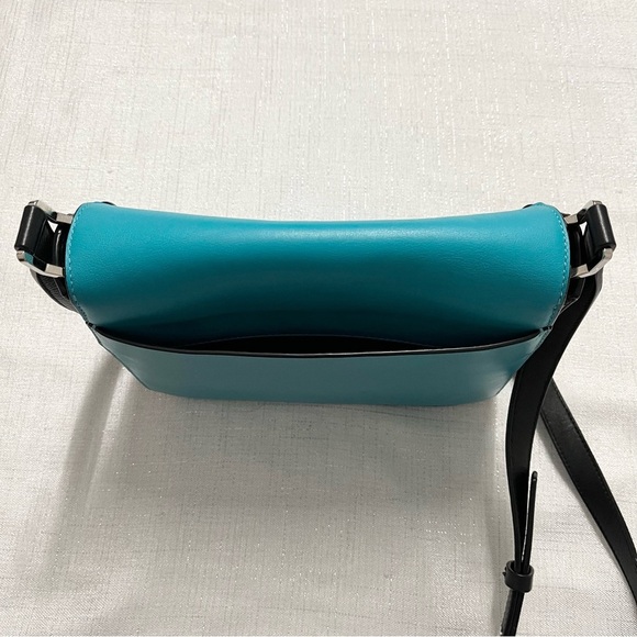 Michael Kors Collection Bag Shoulder Bag Tenby Messenger Blue Black White - Picture 8 of 11